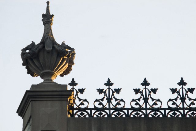 roof decoration finial, and cast iron ornamentation