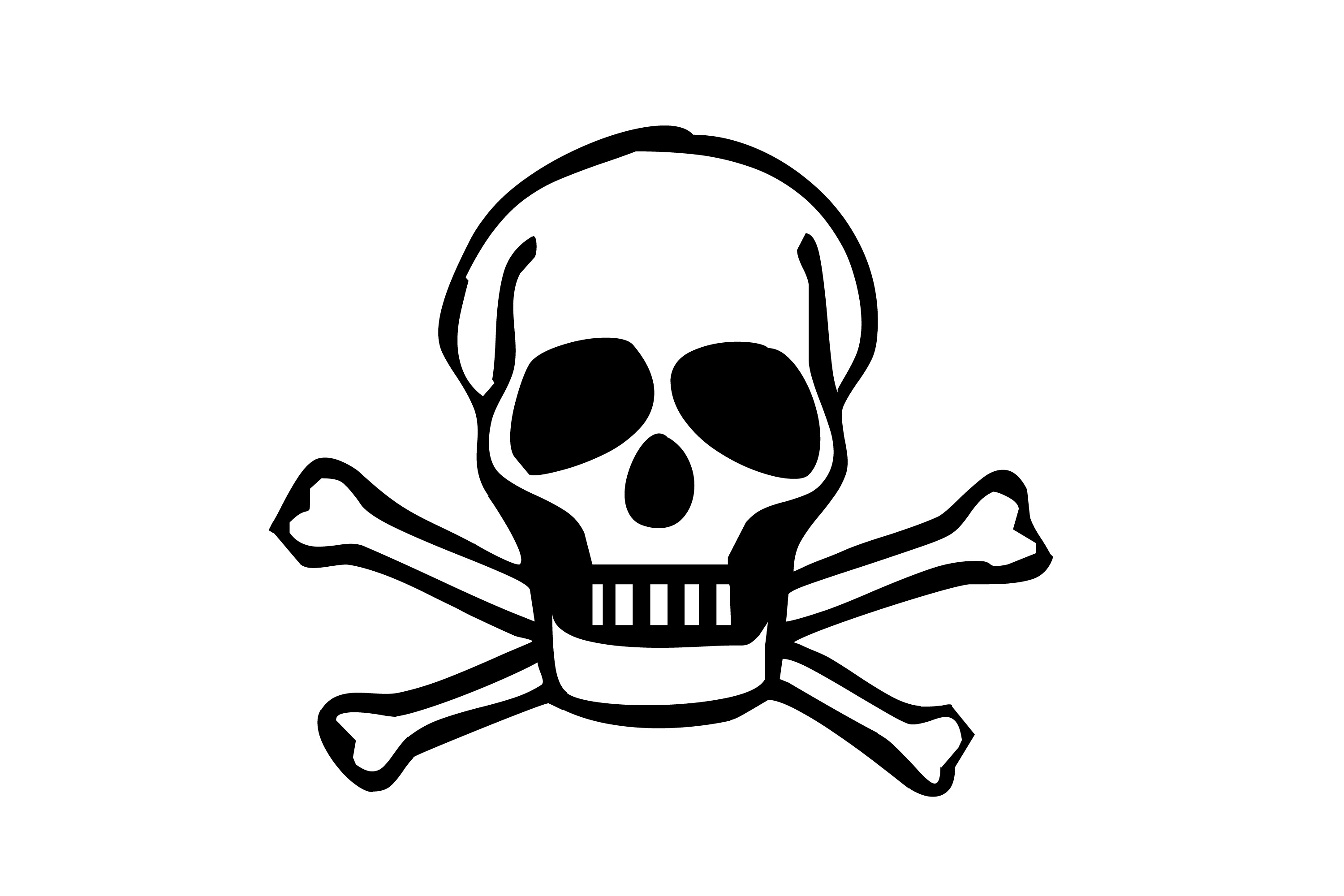 Image Of Skull And Bones CreepyHalloweenImages